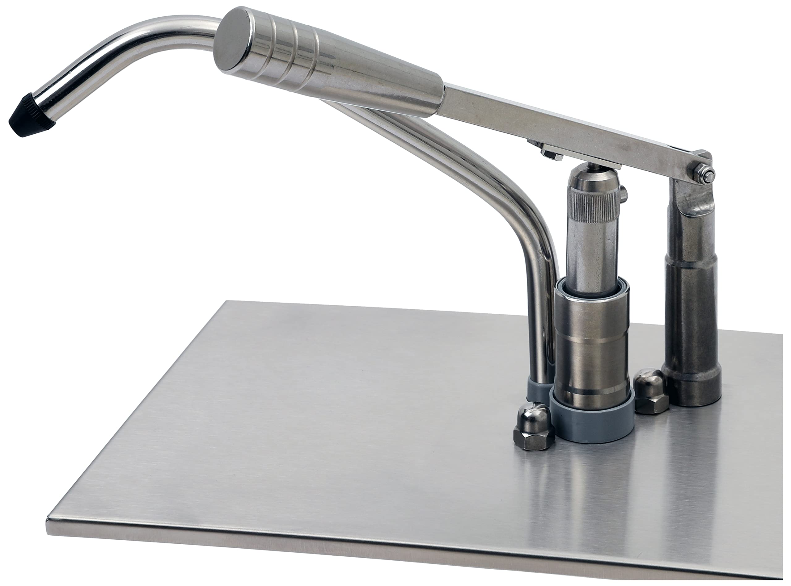 SARO KD-0213 - Coperchio GN con dispenser a pompa, per contenitori GN 1/3, dosaggio da 35 ml, per salse dense, in acciaio inox