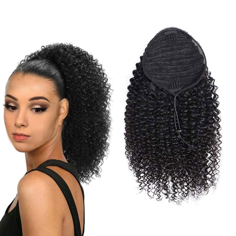 natural hair drawstring ponytail