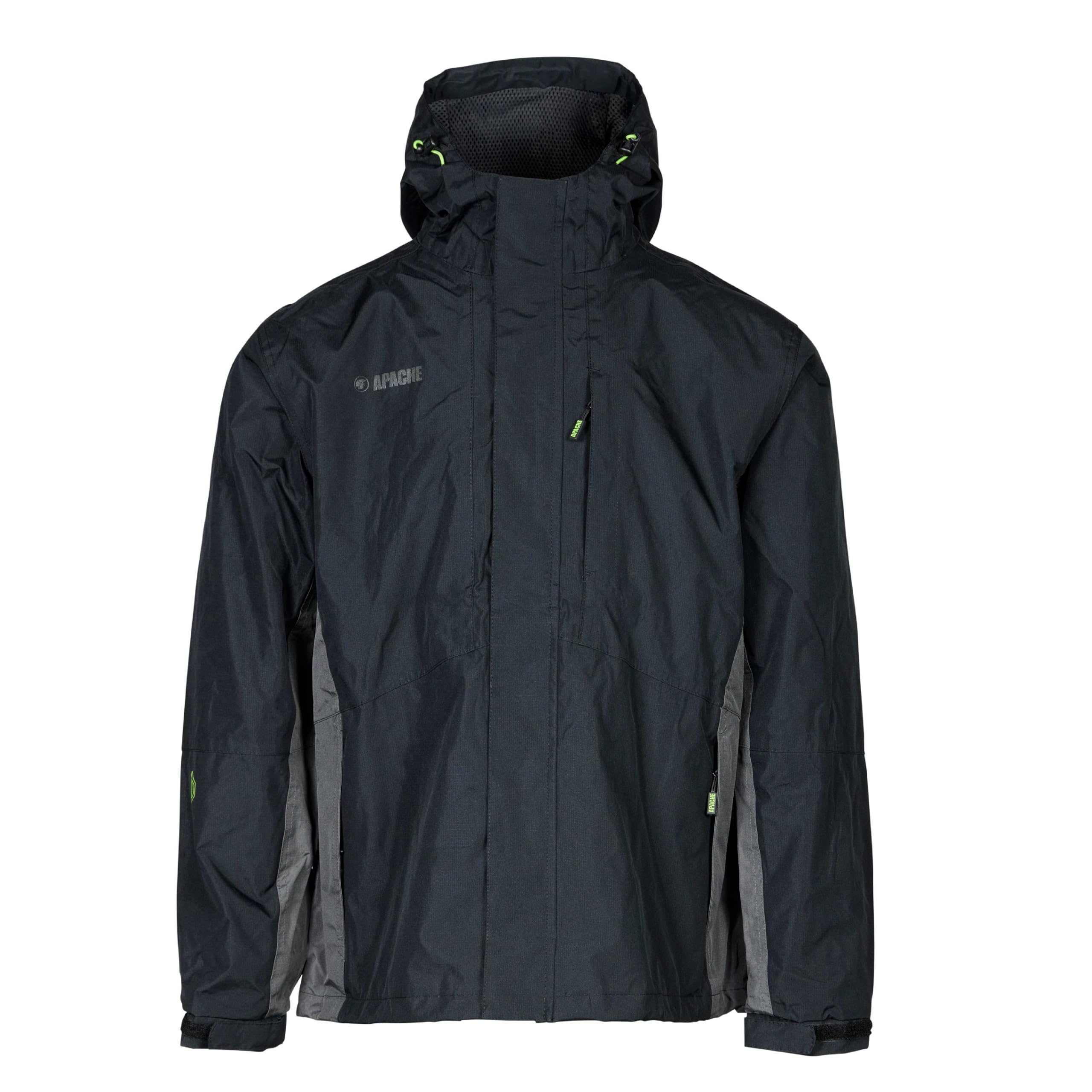 Apache Workwear Welland Waterproof Site Jacket | Size Large UK | Regular Fit | Fitted Hood | Zipped Pockets | Durable Materials