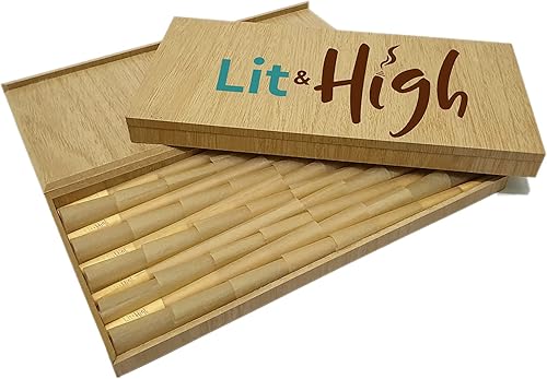 Miniatura 9 de Lit & High, Conos de lujo, papel marrón, paquete de 30 unidades de 4.291 in con kit de herramientas de embalaje (marrón orgánico)