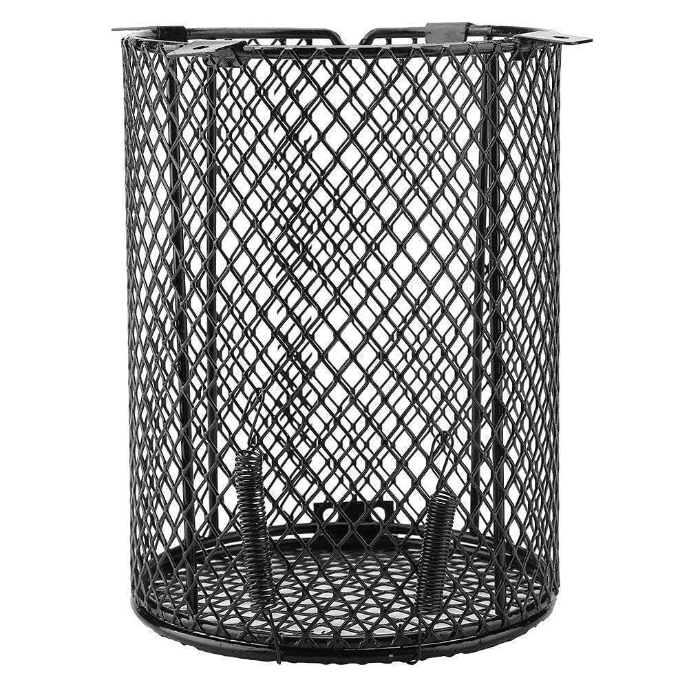 Osłona lampy dla gadów, abażur dla gadów, odporny na oparzenia, ceramiczny uchwyt lampy grzewczej dla pająków, skorpionów, jaszczurek (cylinder)