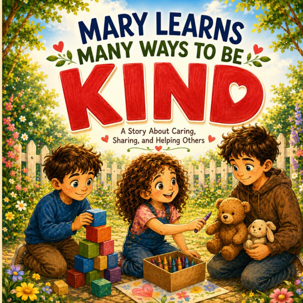 Mary Learns Many Ways to Be Kind: A Children's Picture Book About Kindness, Empathy, Friendship, and Helping Others