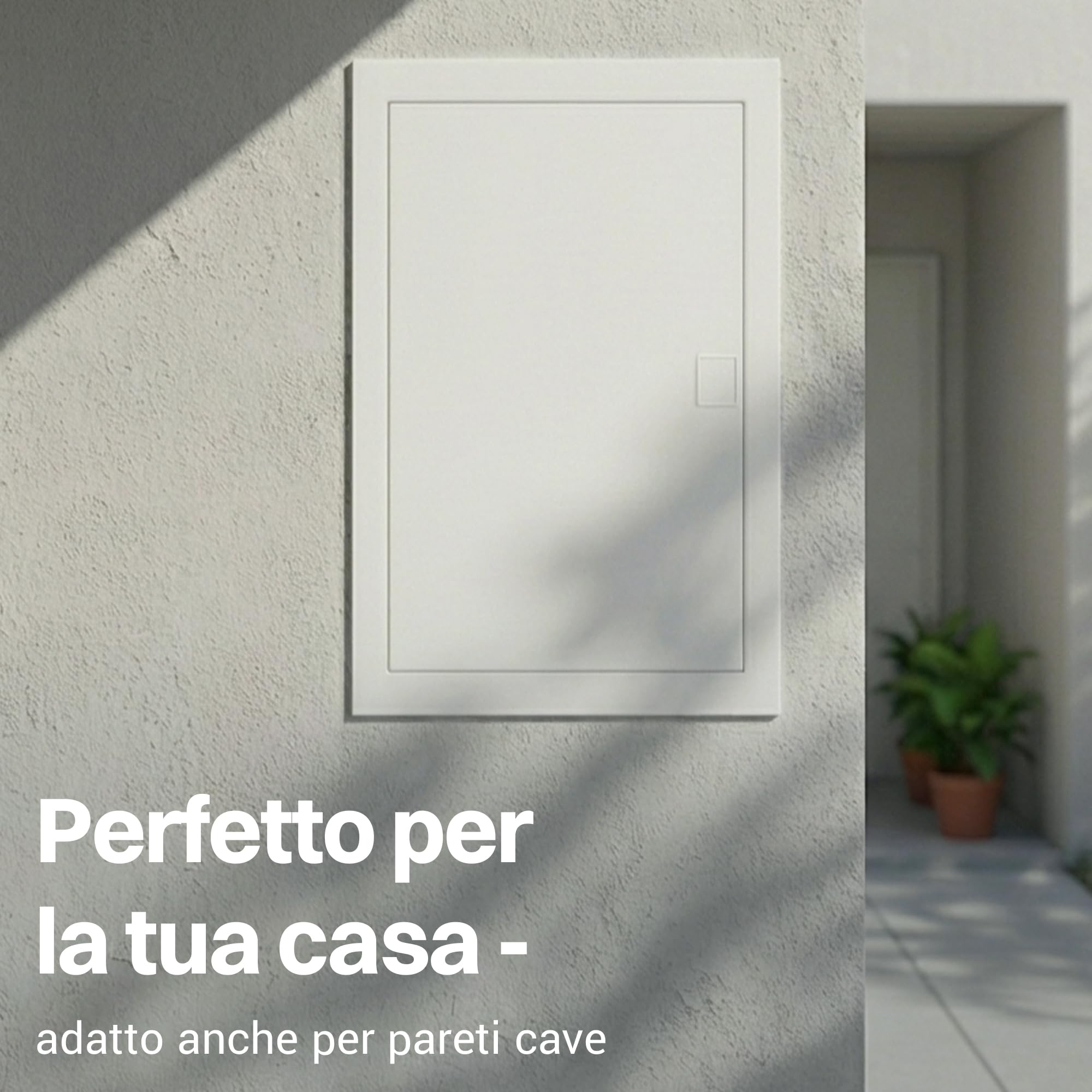 Intratec Quadro Elettrico da Incasso 3 File – Centralino di Distribuzione IP40 per 36 Moduli con Porta Metallica Bianca e Guida DIN per Impianti Elettrici Interni – 346 x 94 x 592mm
