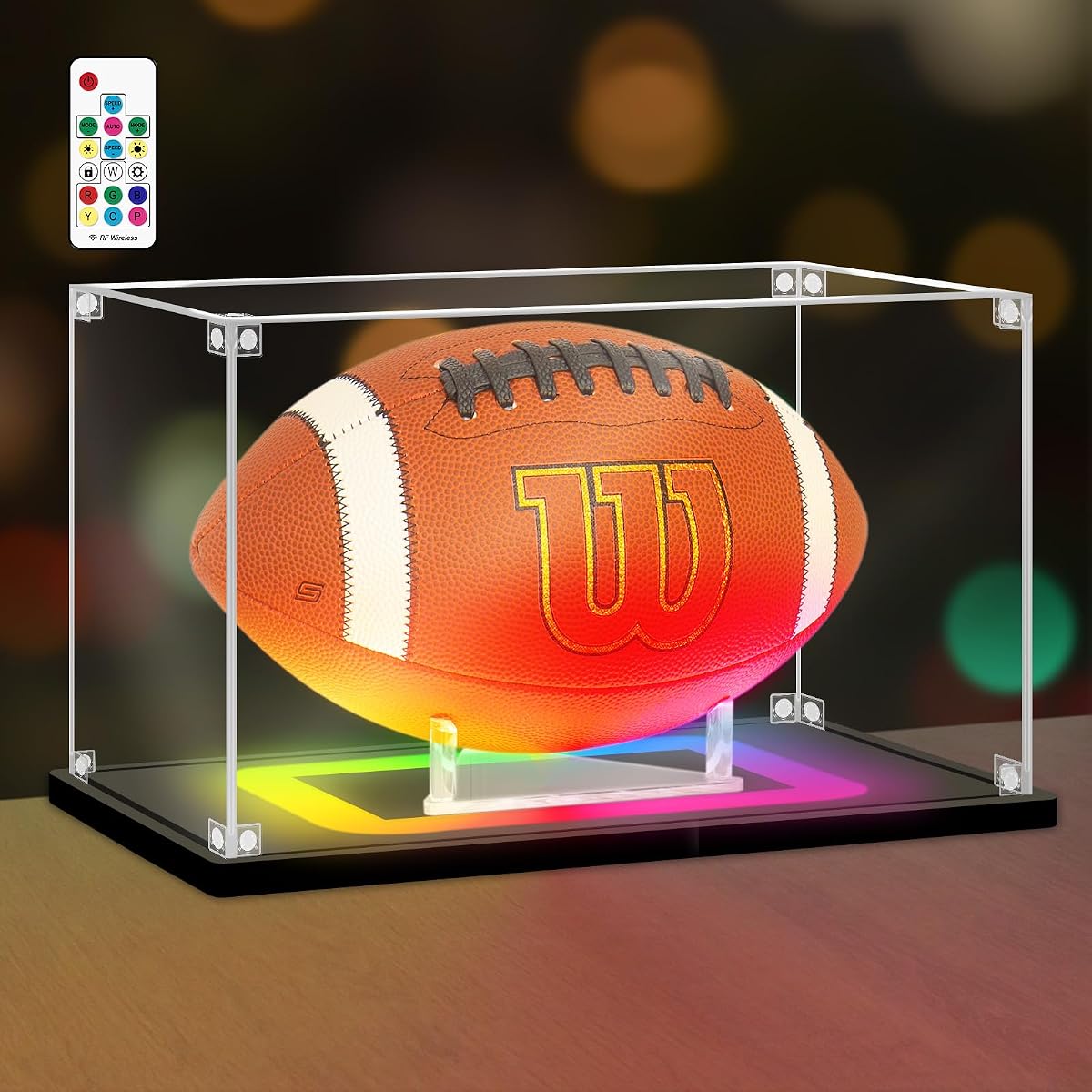 NONEMEY Football Display Case