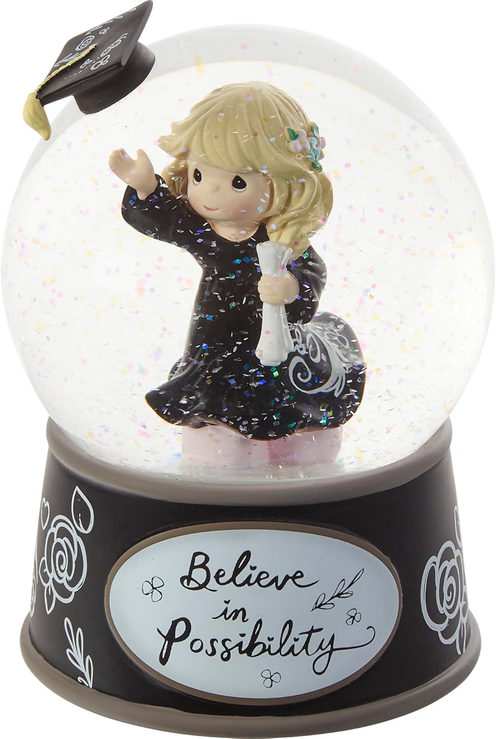 Precious Moments Believe in Possibility Graduation Snow Globe, Perfect Graduation Gift