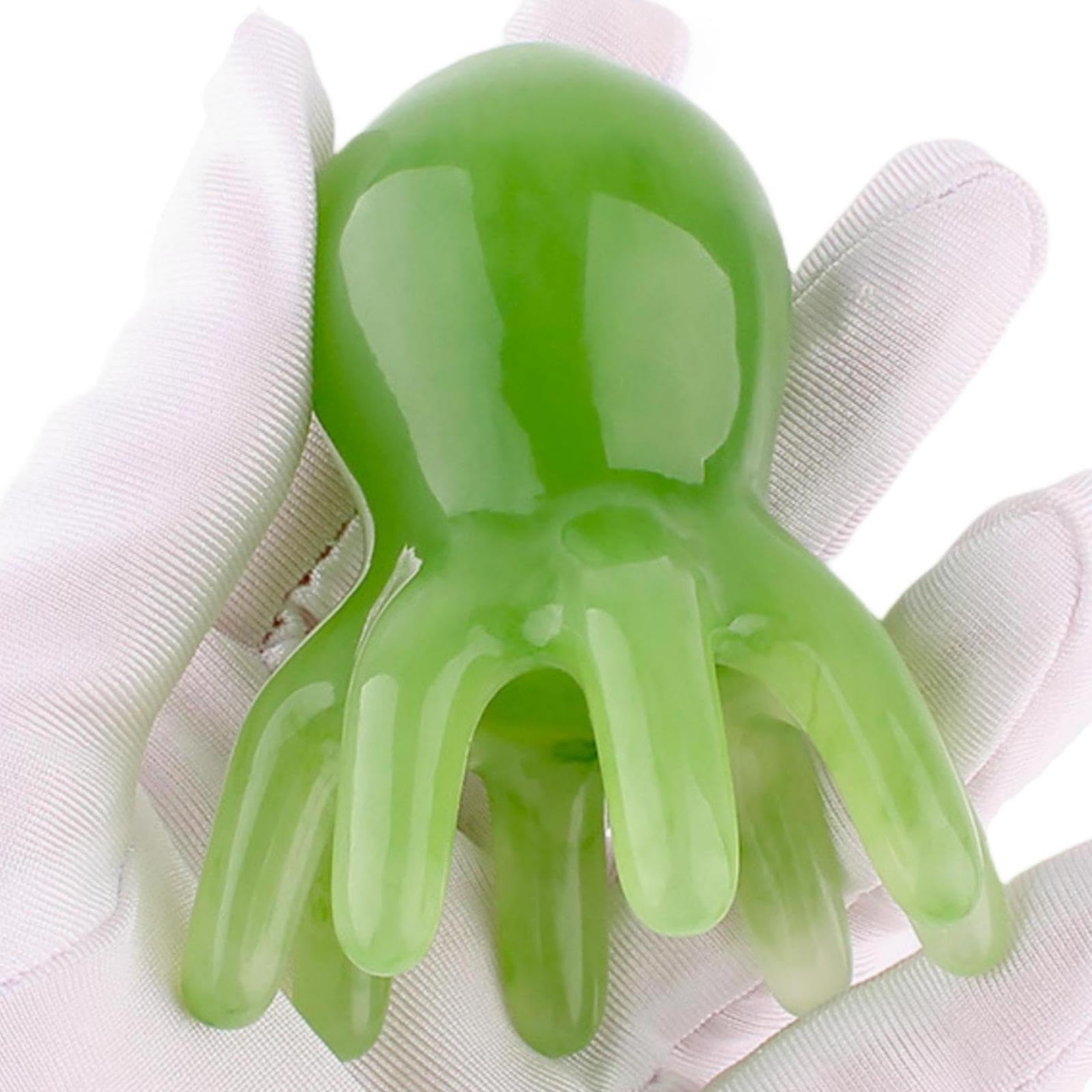 Photo 1 of KINTEGOOD Large Size Octopus Head Massager Scalp Scratcher Deep Massage Tools, 8 Tentacles Acupressure Gua Sha Manual Body Massage Tool