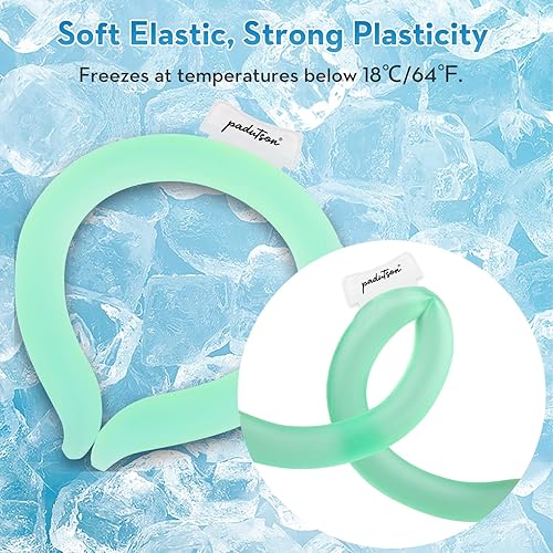 Miniatura 2 de Tubo de enfriamiento para el cuello, enfriador de cuello de hielo reutilizable, envolturas de enfriamiento para exteriores e interiores, alivio de