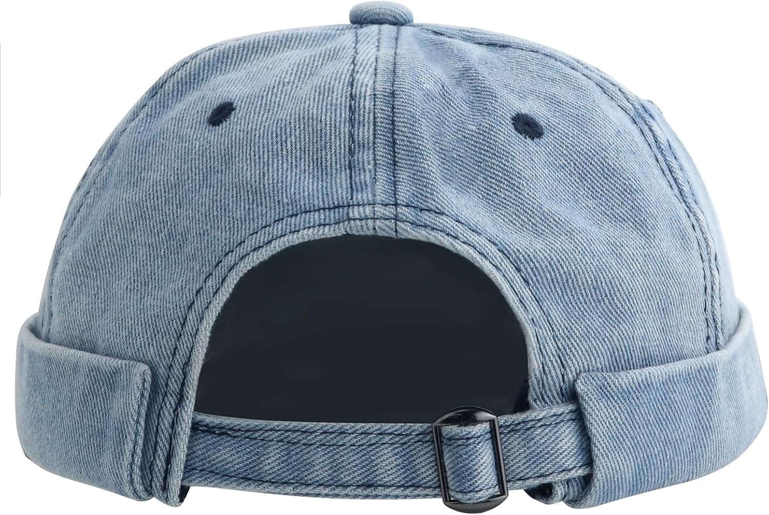 Glamorstar Brimless Dome Hats for Women Men Sailor Beanie Cap Vintage Docker Hat - Image 5