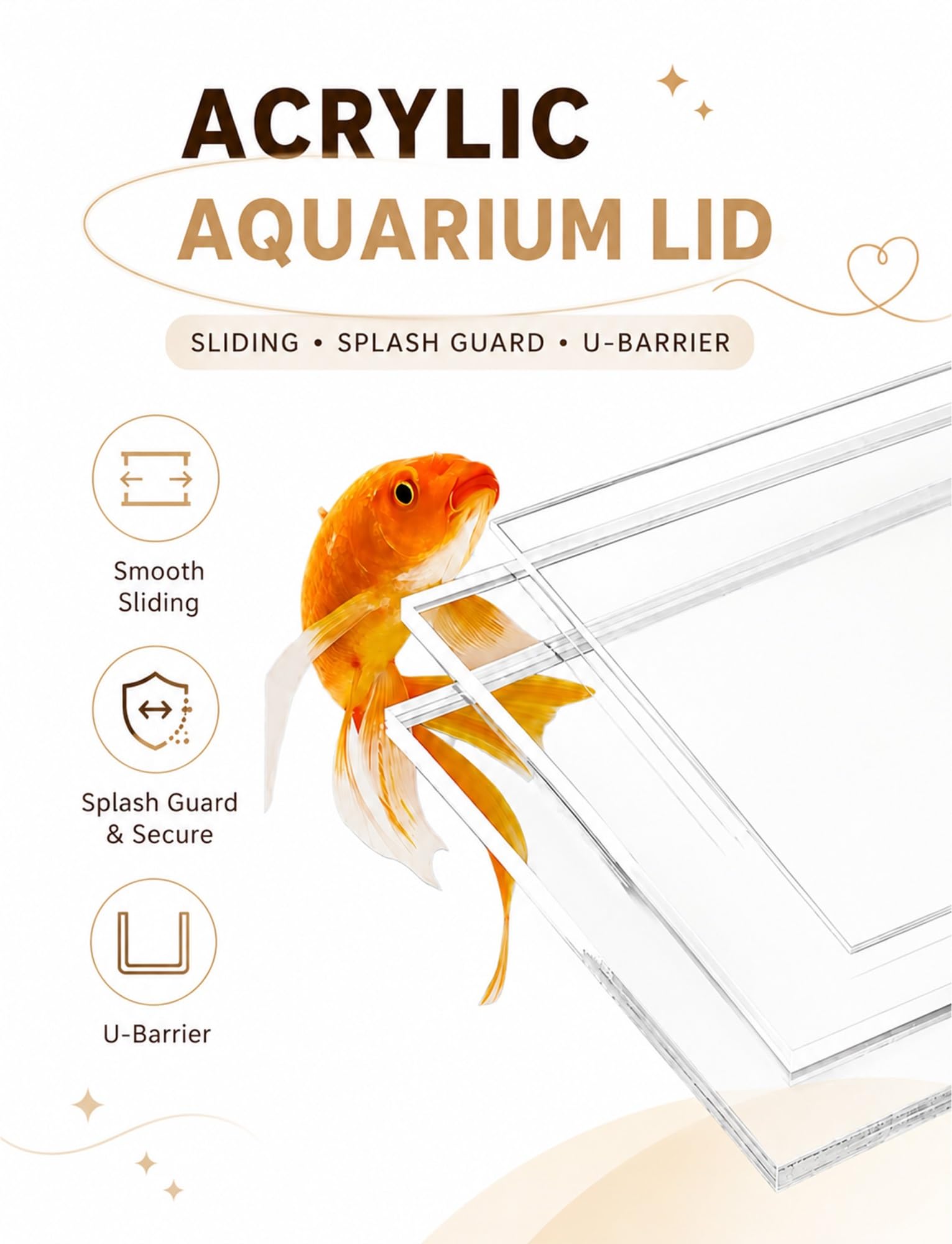 Tapa acrílica para acuario