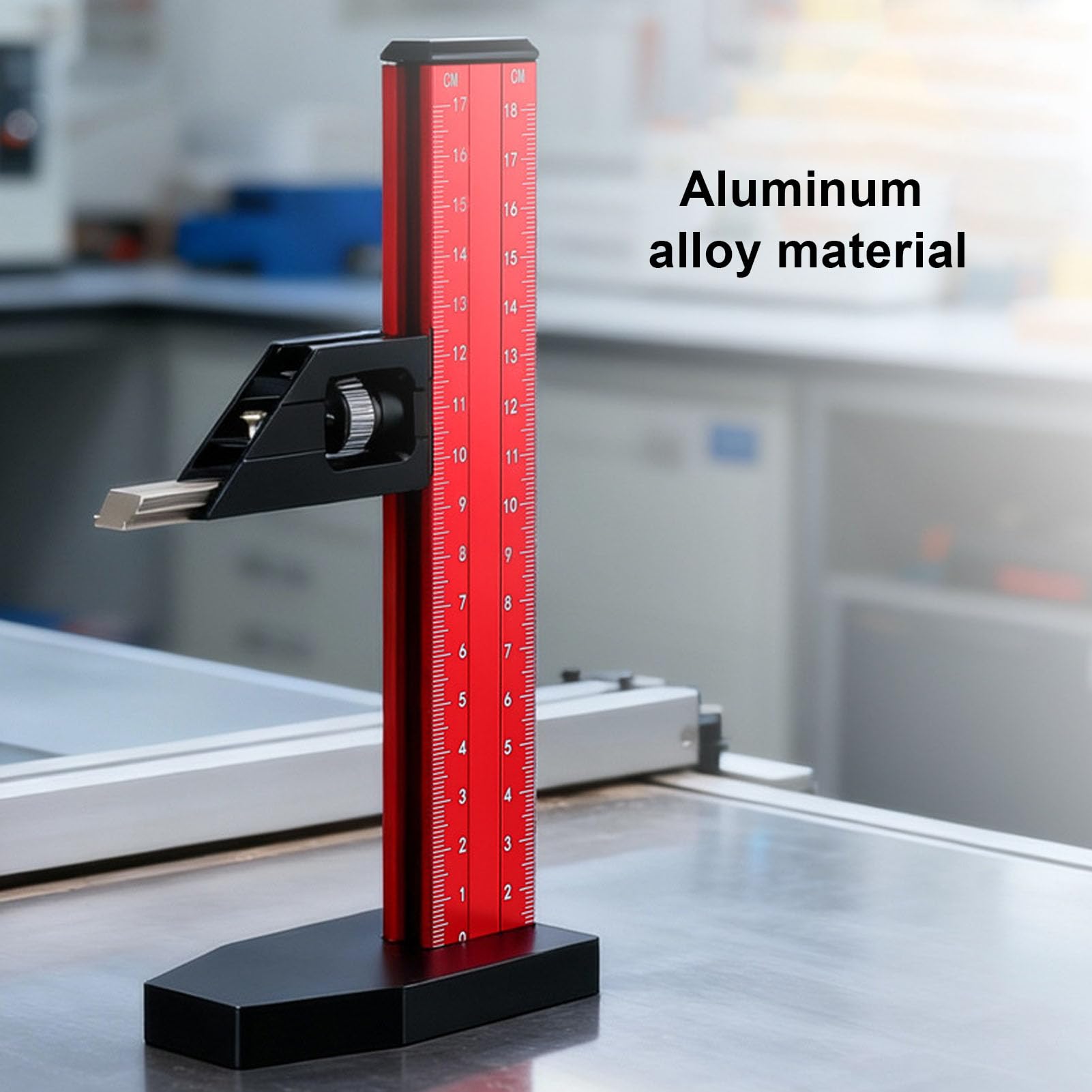 Jeffergarden Righello per la Lavorazione del Legno Lega di Alluminio 640 Mm Metrico Imperiale