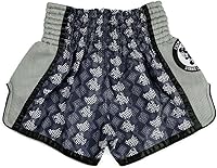 Vista 51 de Fluory - Pantalones cortos de lucha para muay thai, shorts de MMA, ropa de entrenamiento para lucha en jaula, grappling, artes marciales, kickboxing