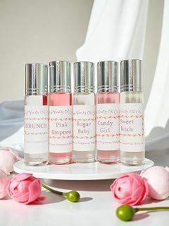 Candy Girl Perfume Fragrance oil. Floral & Vanilla Scent, Rollerball, 0.3 fl oz, All Natural, Alcohol-Free, Paraben-Free (Candy Girl)