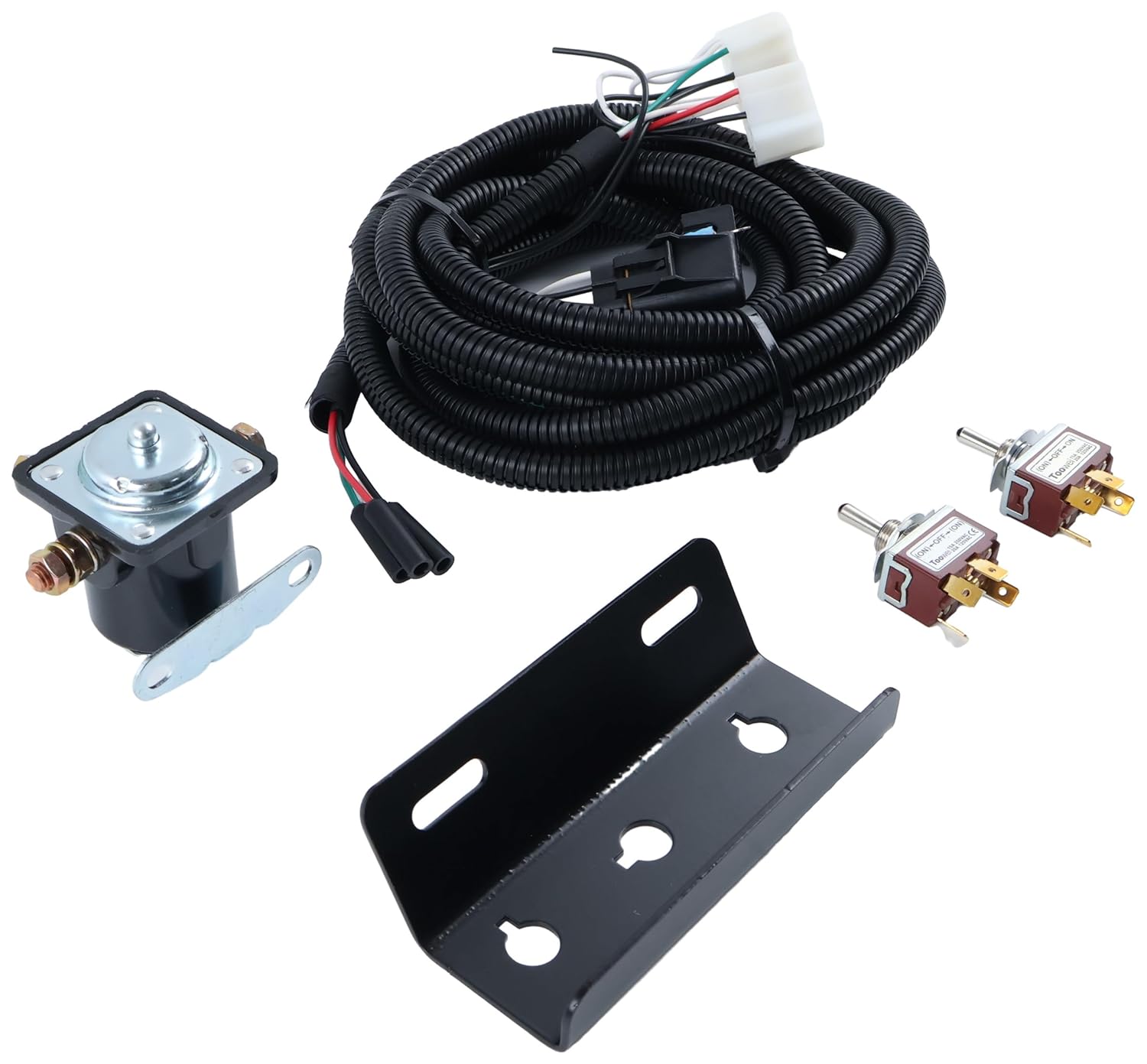 1306070 15657 15478 Snow Plow Toggle Switch Control & Wiring Kit Compitable with Meyer E47 E57 E60, 21918 21919