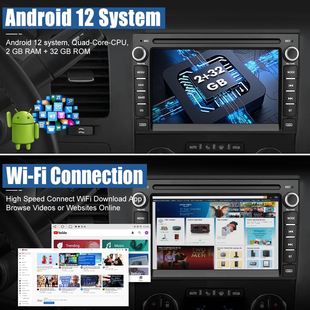Image showing the steering wheel controls and the car stereo interface for learning and assigning functions.
