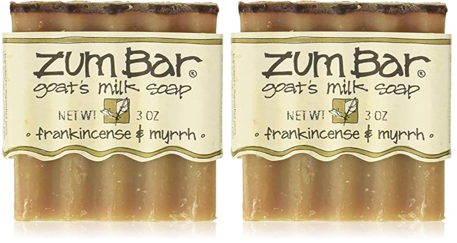 Zum Frankincense & Myrrh Soap Bar, 3 Oz (Pack of 2)