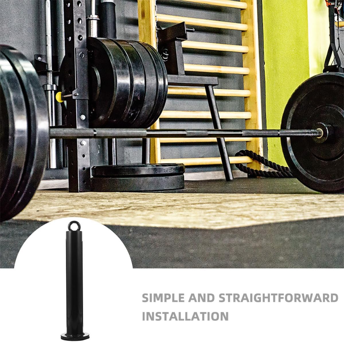 2pcs Barbell Weight Plate Loading Pin Rack 48mm Diameter Metal Fitness Accessories Gym Muscle Training Equipment for Strength Training