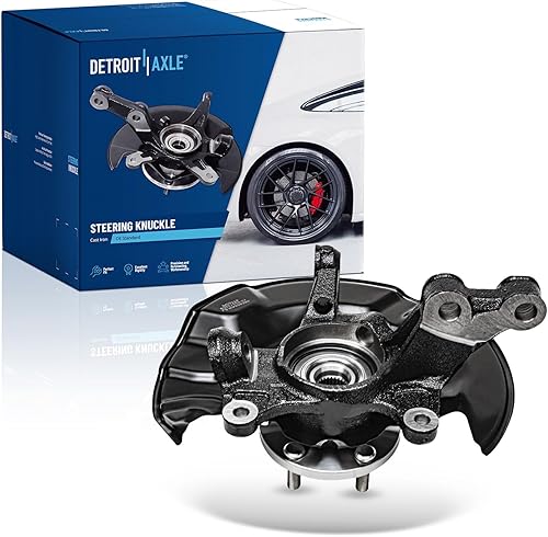 Miniatura 50 de Detroit Axle - Nudillo de dirección delantero derecho de 2.0L para Kia Optima 2011, nudillo de dirección del lado del pasajero y reemplazo