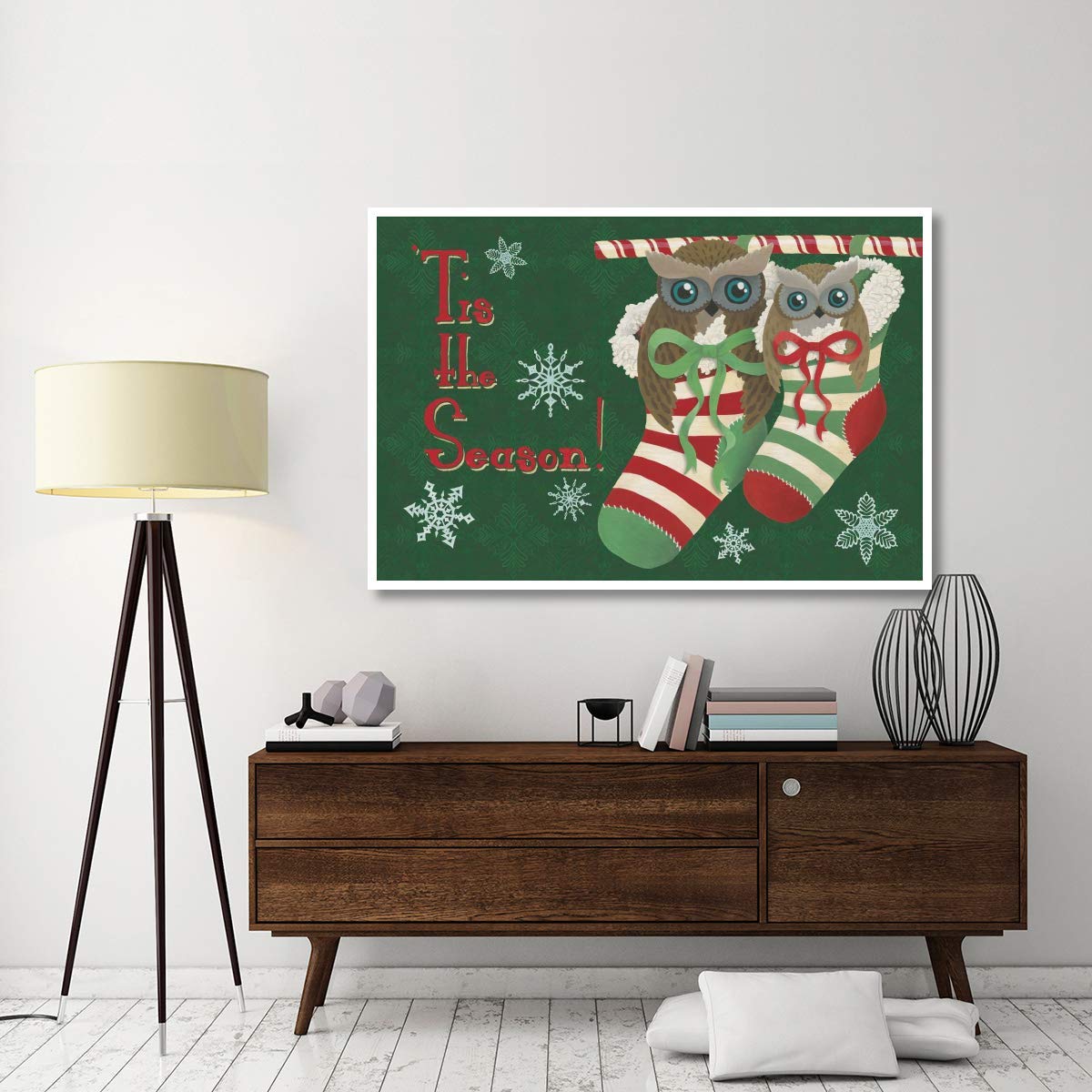 Parlement de Noël II - Art papier 157,5 x 106,7 cm