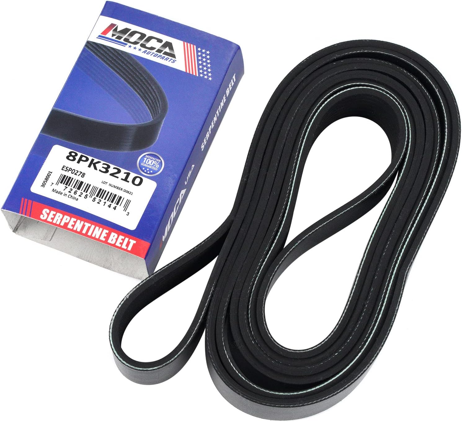 WINBEST EPDM Serpentine Belt 8PK3210