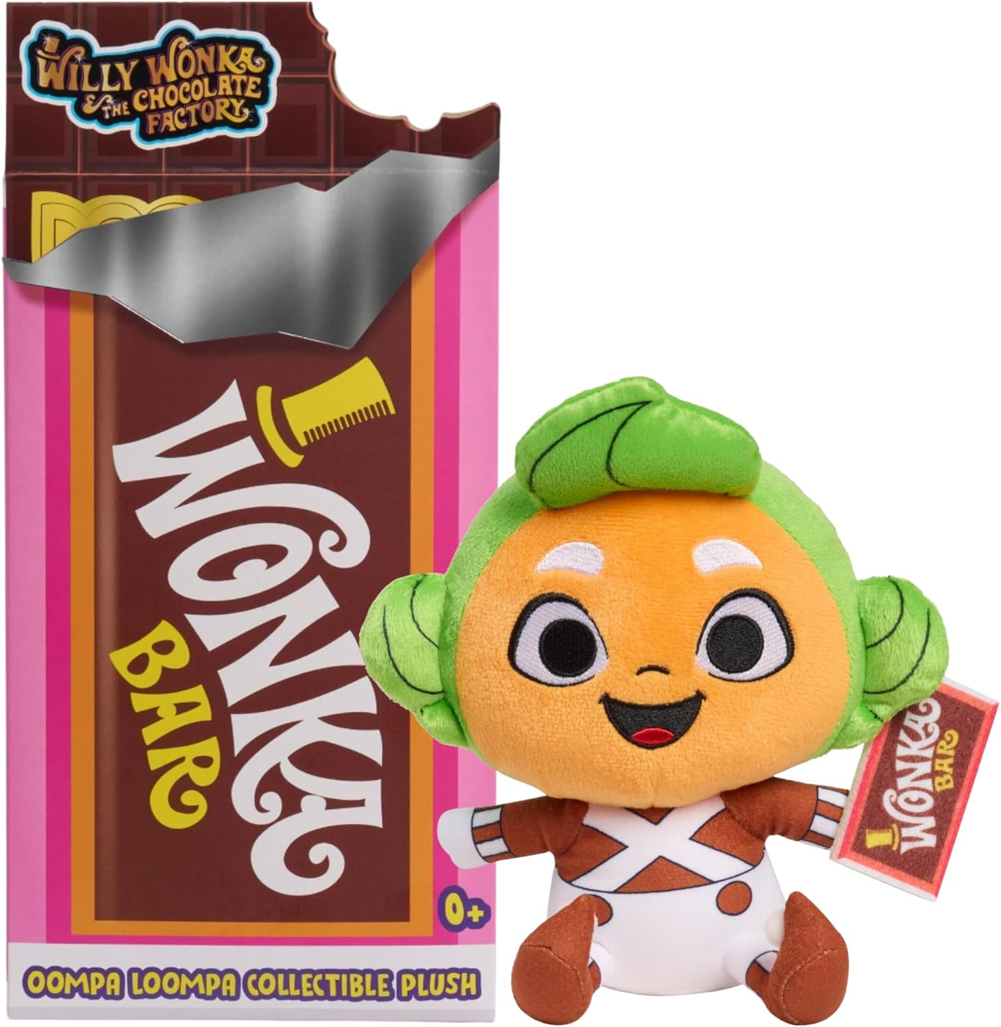 Willy Wonka Oompa Loompa Collectible Plush, Scented Mystery Box, 6.5 inches, Chocolate Factory Character