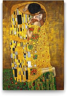 Gustav Klimt - The Kiss Tablosu - 40x60cm