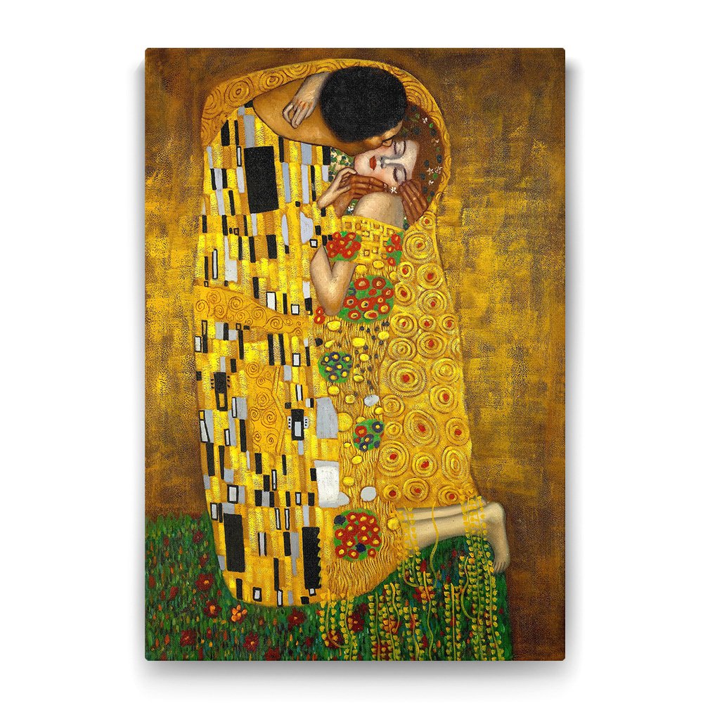 Gustav Klimt - The Kiss Tablosu - 40x60cm