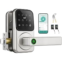 Keypad Smart Door Lock with Knob, Keyless Entry Digital Lock with Handle