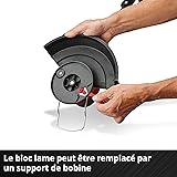Einhell Coupe-bordures sans fil GE-CT 18/25-1 Li-Solo Power X-Change (18 V, largeur de coupe 25 cm, bloc moteur inclinable et pivotant, vendu avec 20 lames plastique et 1 bobine de fil, sans batterie) - 7