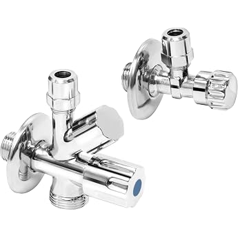 Cornat Appliance Connection Valve Set 2 Piece - Brass