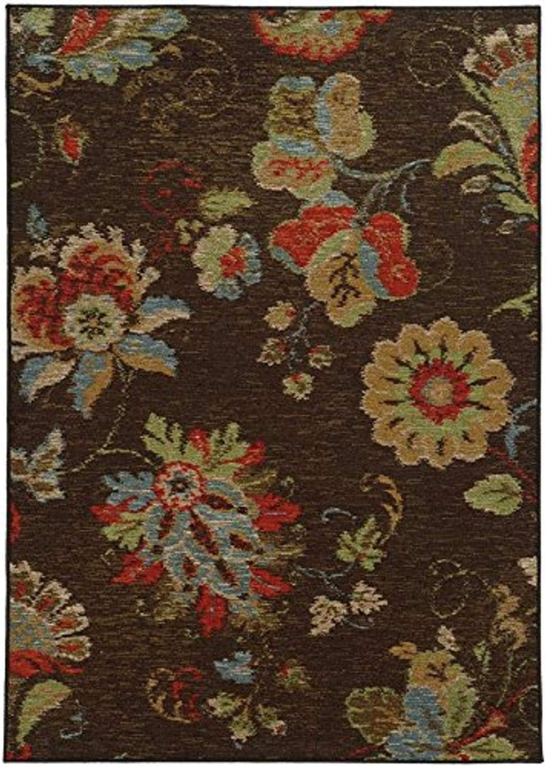 Oriental Weavers 41908 Arabella Area Rug, 7-Feet 10-Inch by 10-Feet, Multi Colored