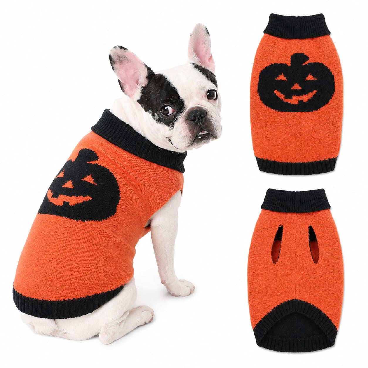 Fenralomi Dog Halloween Sweater Pet Costume for Small Medium Dogs Cats