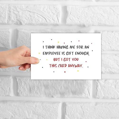 Miniatura 10 de GYYsweetus Tarjeta del día del jefe del grupo, tarjeta del día del jefe feliz de todos nosotros (Wsiendo Boss)