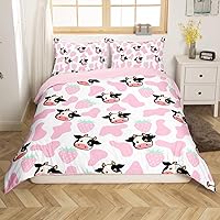 Vista 19 de Juego de funda de edredón de lobo blanco, lobos y parejas, juegos de ropa de cama de animales de safari para niños, niñas, familia de lobos, vida