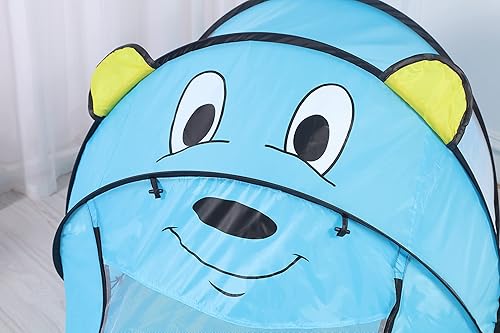 Miniatura 2 de BAODIAN Tiendas de campaña para niños  Tienda de campaña plegable para niños y niñas  Gran casa de juegos plegable diversión para interiores y