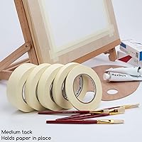 Vista 7 de MEEDEN 10 paquetes de cintas blancas para artistas, 0.5 pulgadas con total de 1804.5 pies (1,804.5 ft) de cinta de arte para acuarela, dibujo