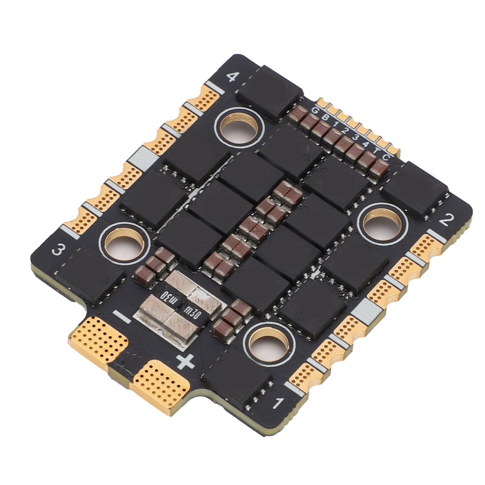 POENVFPO 60A 8S Drone 4 w 1 ESC, 32-bitowe Oprogramowanie Sprzętowe, Bezszczotkowy Elektryczny Regulator Prędkości z obsługą DShot600 dla Dronów Wyścigowych FPV