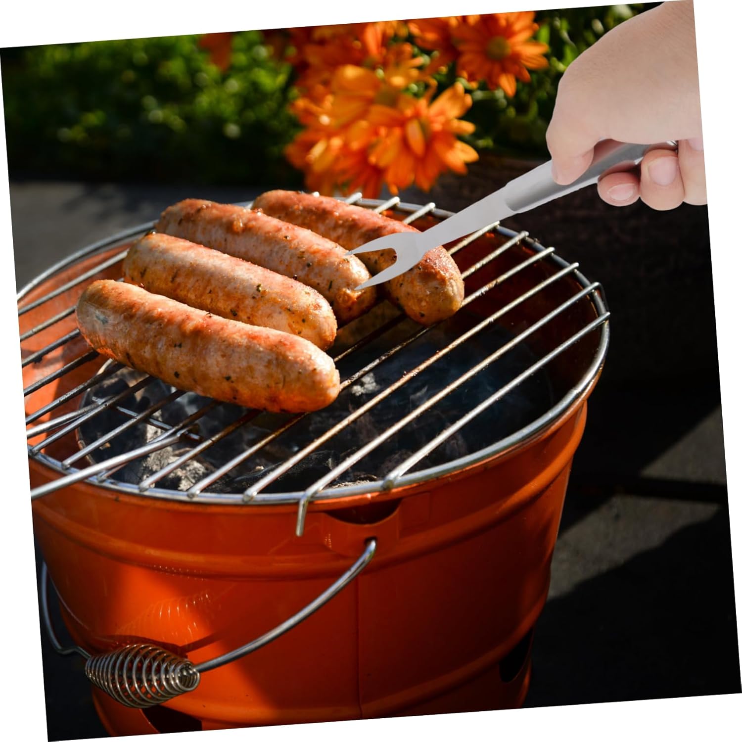 VANZACK BBQ Tool Set Outdoor Grill Utensils Aluminum Case Barbecue Accessories for Camping Picnics