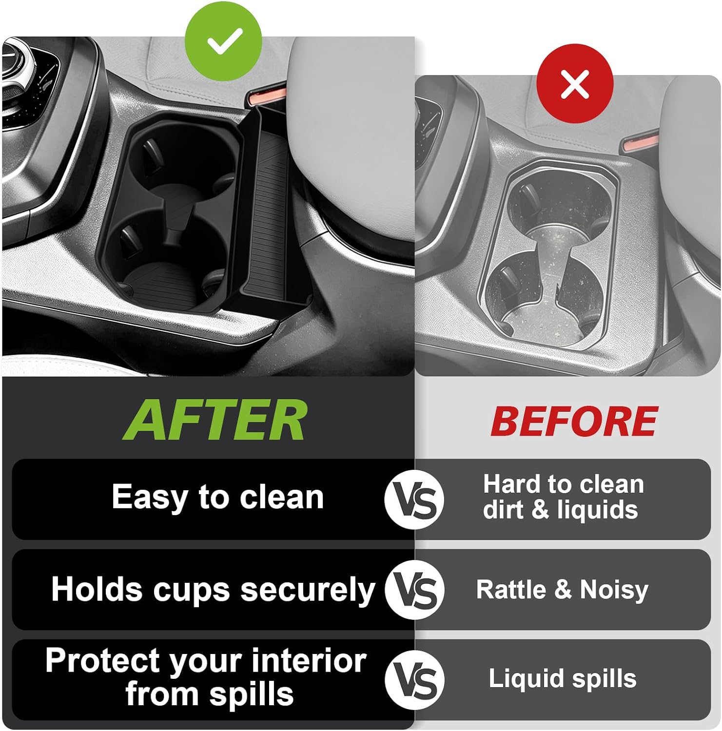 BestEvMod Cup Holder Insert for 2026 Toyota C-HR CHR/bZ Console Organizer