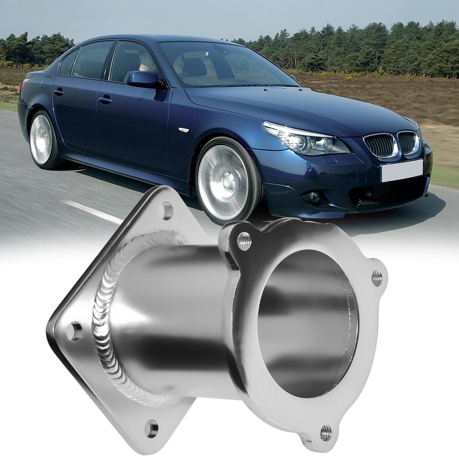 KAOLALI Kit de Suppression Vanne EGR pour E87 E90 E92 E93 E60 E61, Kit de soupape de purge pour moteurs diesel M47N2 M57N2, Kit de Suppression EGR en Aluminium Bypass de Suppression pour 320D-530D