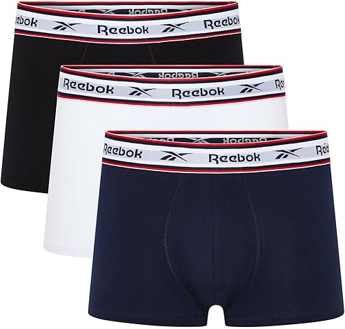 U5_C8265_RBK - Mens Reebok Trunk BARLOW - 3PKC - 3pk Black/White/Navy Talla: M