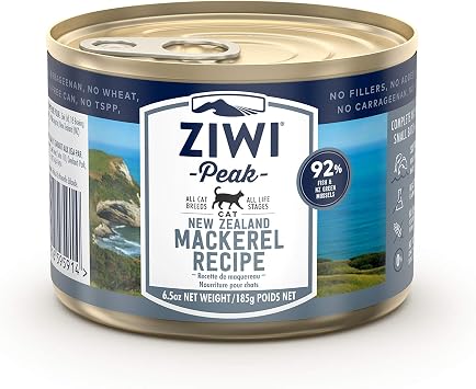 ZIWI Peak Cat Cans, Macaro, 6.3 oz 185 g x 12 Cans