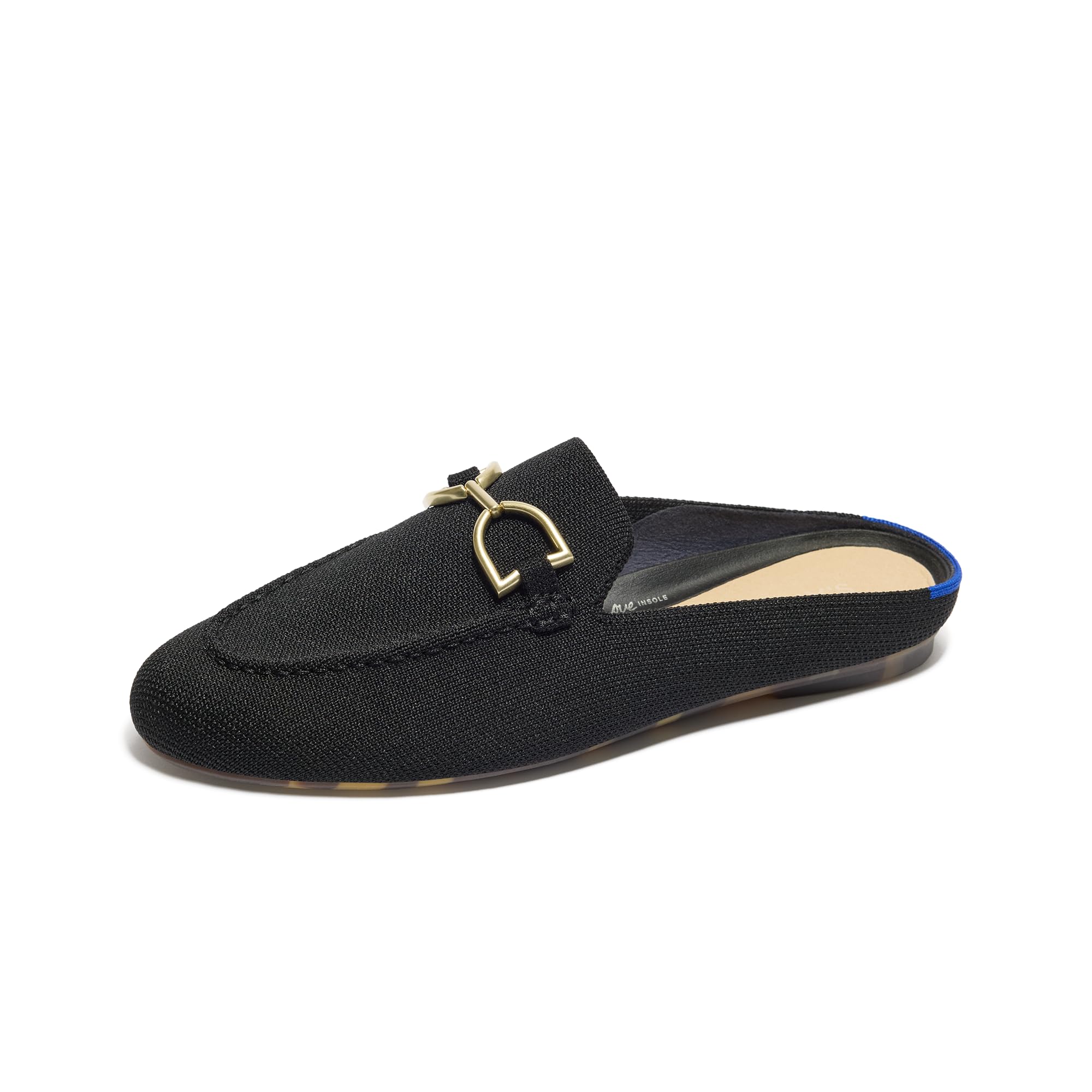 Rothy's The Double Bit Loafer Mule Women's Slip-On Shoes, Rounded-Toe Flats, Sustainable & Washable
