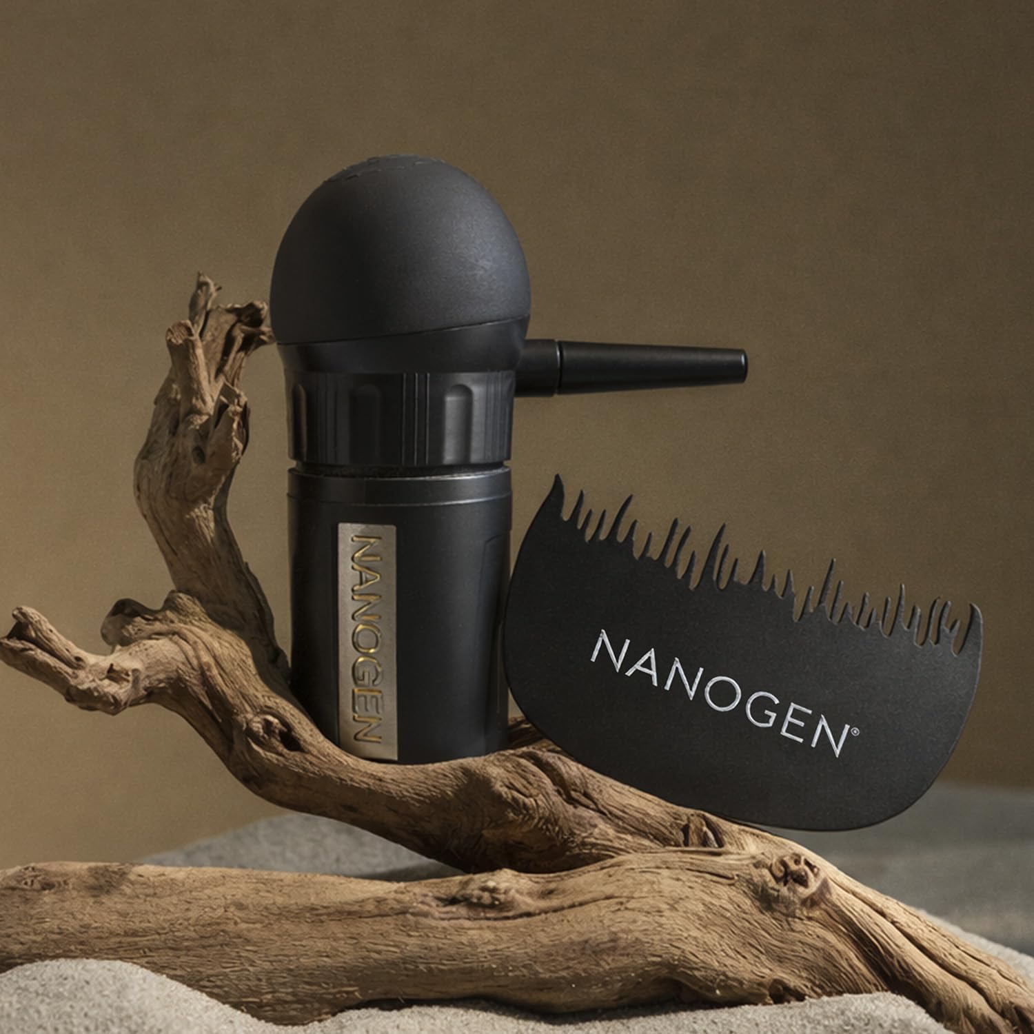 Nanogen Kit applicateur en fibre de cheveux | Applicateur de spray de précision et guide de ligne de cheveux pour un look complet, couverture ciblée pour les zones éclaircissantes, fonctionne avec les