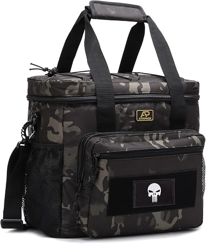 Lunch Box for Men, Tactical Lunch Bag MOLLE Webbing Leakproof Insulated Large Lunch Cooler Women Adult Meal with Adjustable Lunch Pail for Work Finishing Picnic Office
