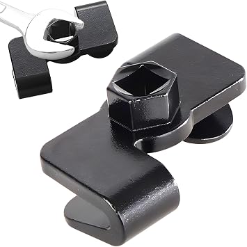 Universal Wrench Extender Tool, Adjustable Torque Adaptor, Premium Extender for 1/2 Inch Drive Breaker Bars - Black