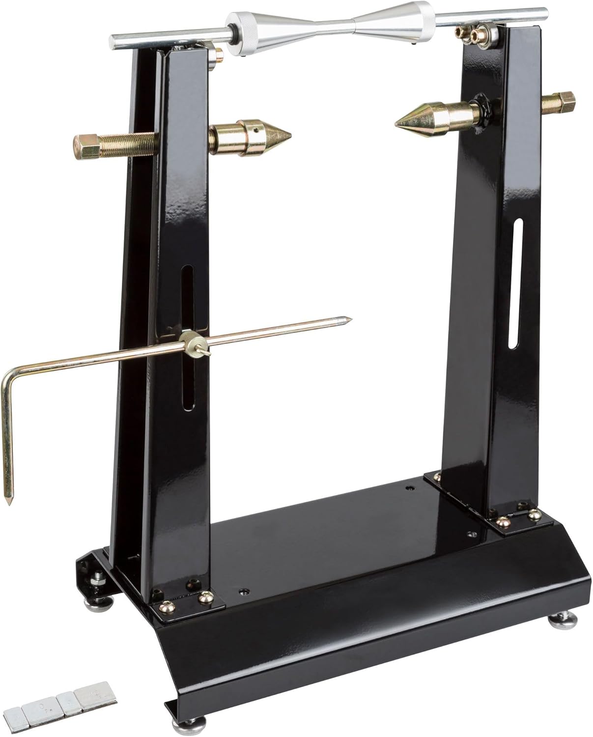 Black Widow Essential Motorcycle Shop Kit - 1,000 lb. Hydraulic Lift Table, Jack, Tire Bead Breaker, Wheel Balancer, Tie-Down Straps - Home or Garage