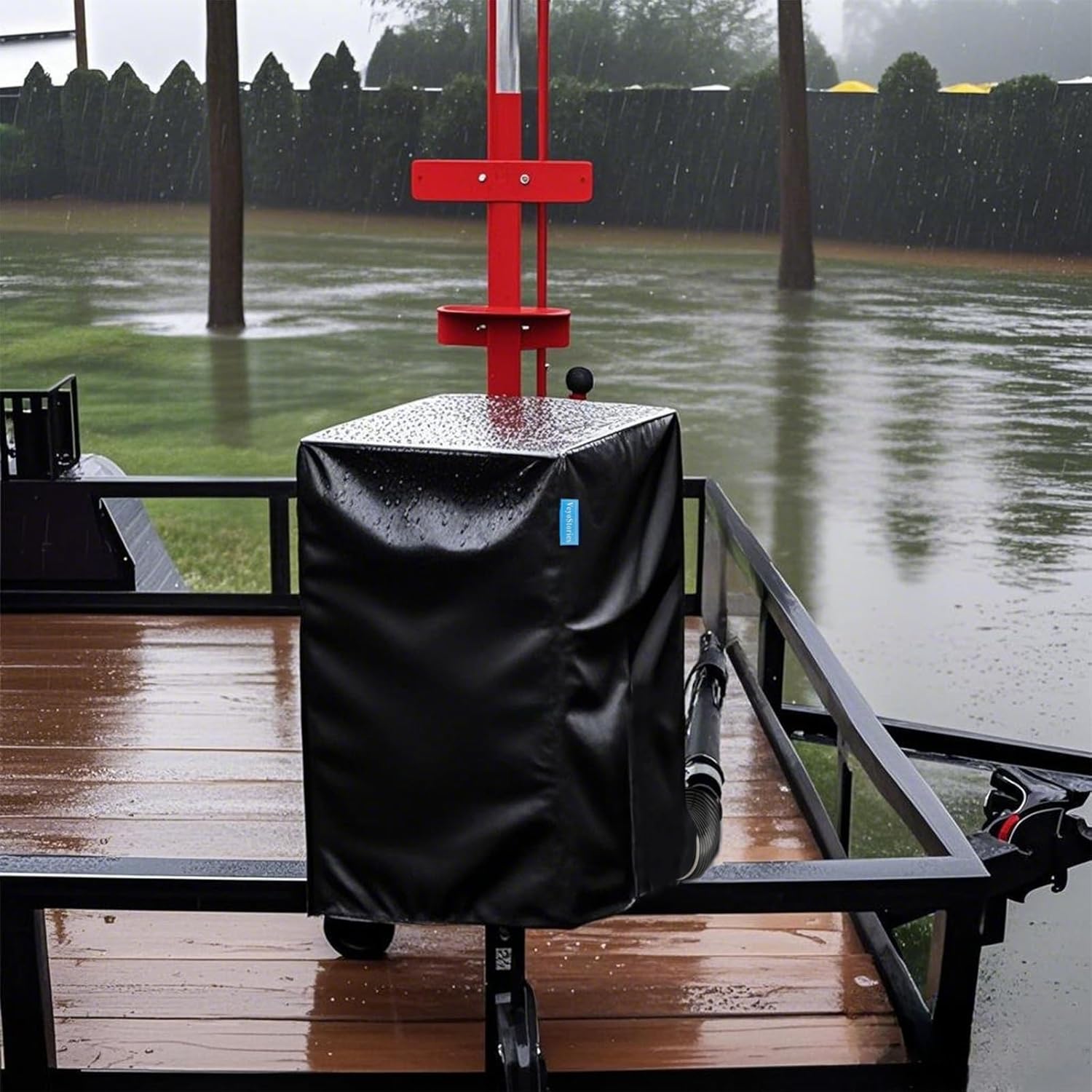 Heavy-Duty Backpack Blower Cover, Universal Fit for Multiple Brands of Blowers, Waterproof & Windproof 600D Oxford Cloth with UV Protection – All-Weather Dust Cover.