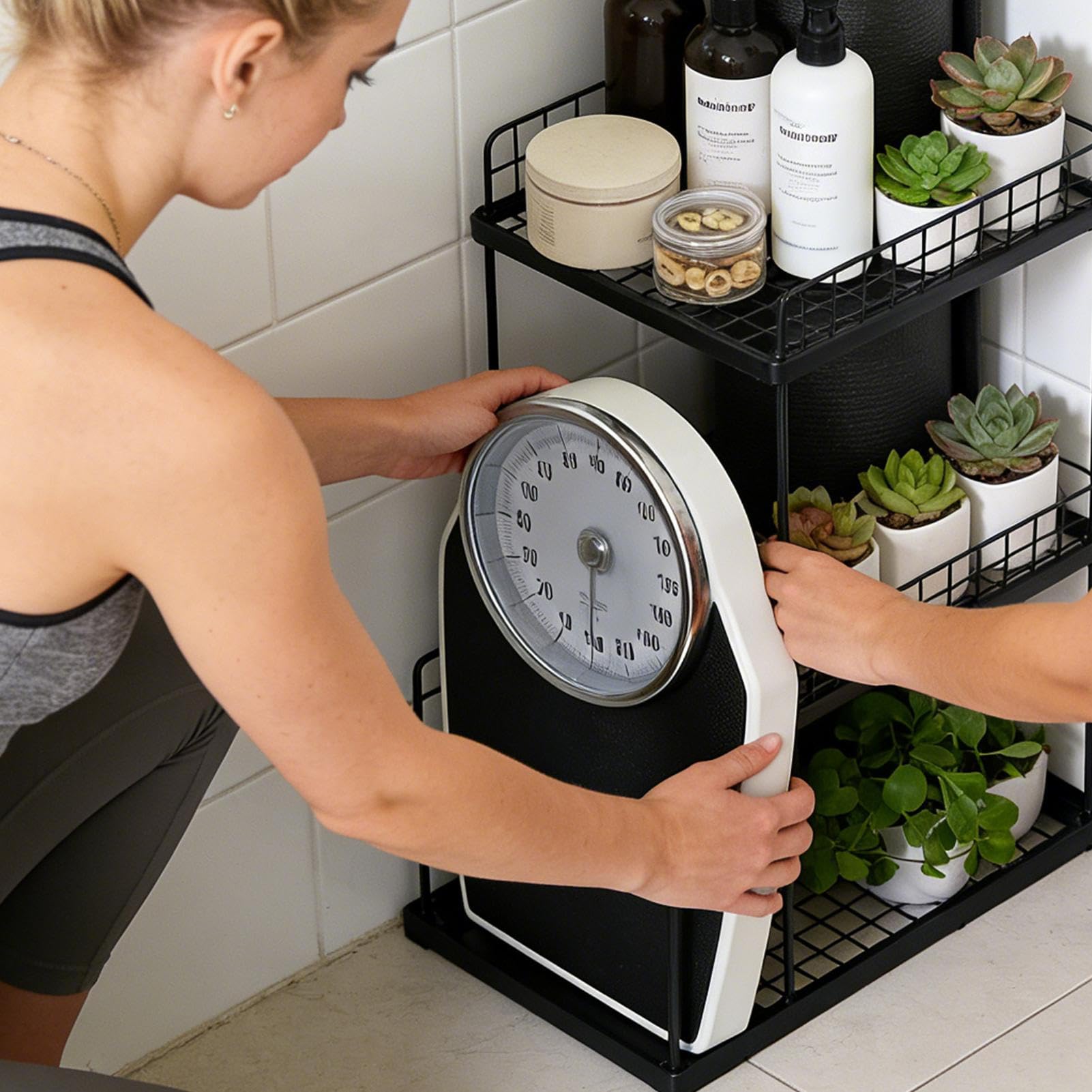 Łazienkowa do Pomiaru Masy Ciała Mechaniczna Do Pomiaru Ciała Z Wskazówką | Sprzęt do Pomiaru Masy w Prysznicu Dla Domu Łazienki Siłowni Fitness Treningu Podróży Biura Mieszkania Użytku