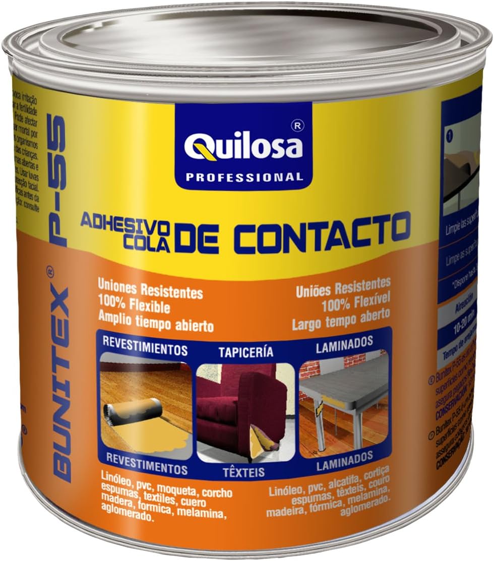 Quilosa Bunitex P-55 Toluene Free Contact Adhesive 250ml