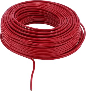 Cobre PVC Año eléctrico aislado Cable de 7 núcleos BVV-1x10 AC300V Color rojo 100m para instrumentos de electrodomésticos para el hogar